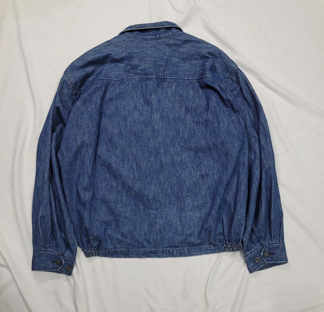 Vintage Wrangler Blue Bell Japan Harrington Work Jacket (Category: Coats, Jackets and Outerwear) located in Bulacan. Submitted by oldfold (Listing ID 1447546069, Image 3). Description: Very good condition. With sign of use inside collar please see last pic. Width: 24 Length: 25.