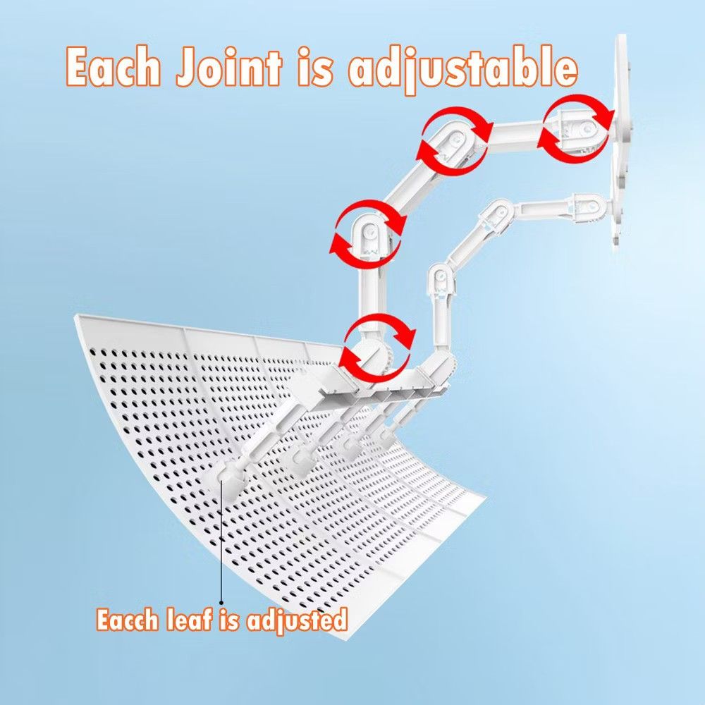 Adjustable Air Conditioner Wind Deflector for Window AC (Category: Air Conditioning and Heating) located in Mandaluyong City. Submitted by theosystem (Listing ID 1447742772, Image 3). Description: - Directs airflow left, right, up, or down - 270° multi-angle adjustment - Independent leaf adjustment - Stable bracket with easy-install sticker - Fits most window-type air conditioners - Made from eco-friendly material - Anti-condensation water featur