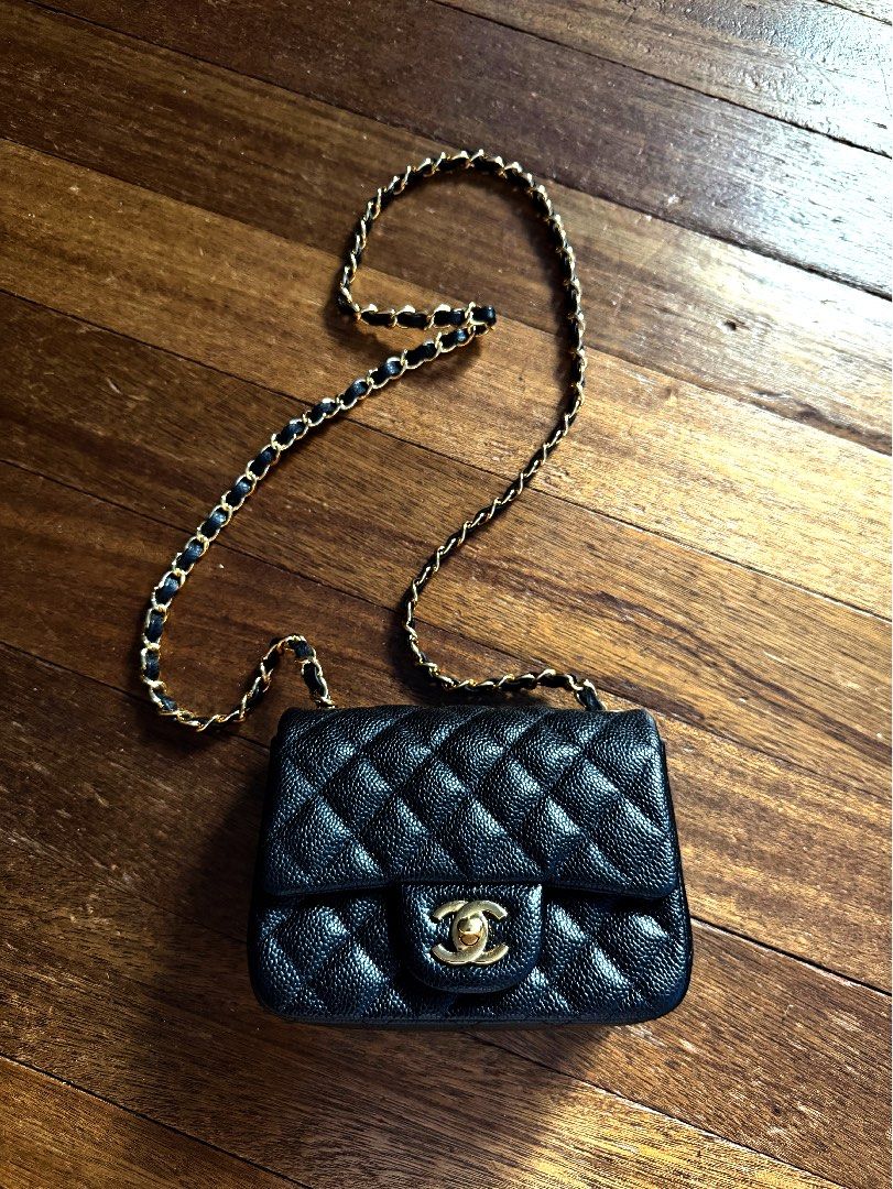 Authentic Rare Chanel Mini square flap (Category: Luxury Bags & Wallets) located in Pasig City. Submitted by balenciaga.couture (Listing ID 1447634864, Image 1). Description: bag only rare size .