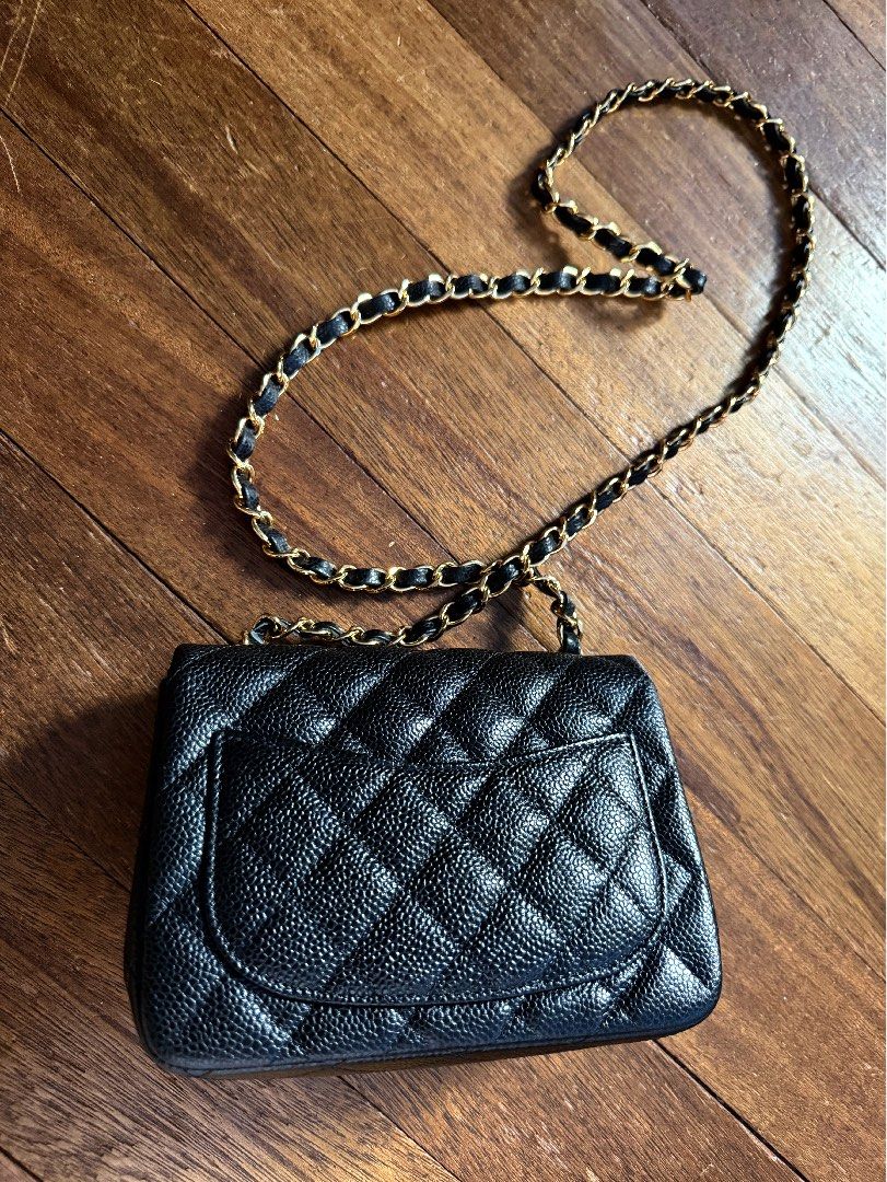 Authentic Rare Chanel Mini square flap (Category: Luxury Bags & Wallets) located in Pasig City. Submitted by balenciaga.couture (Listing ID 1447634864, Image 3). Description: bag only rare size .
