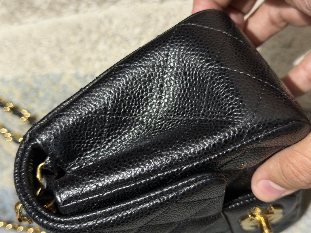 Authentic Rare Chanel Mini square flap (Category: Luxury Bags & Wallets) located in Pasig City. Submitted by balenciaga.couture (Listing ID 1447634864, Image 2). Description: bag only rare size .