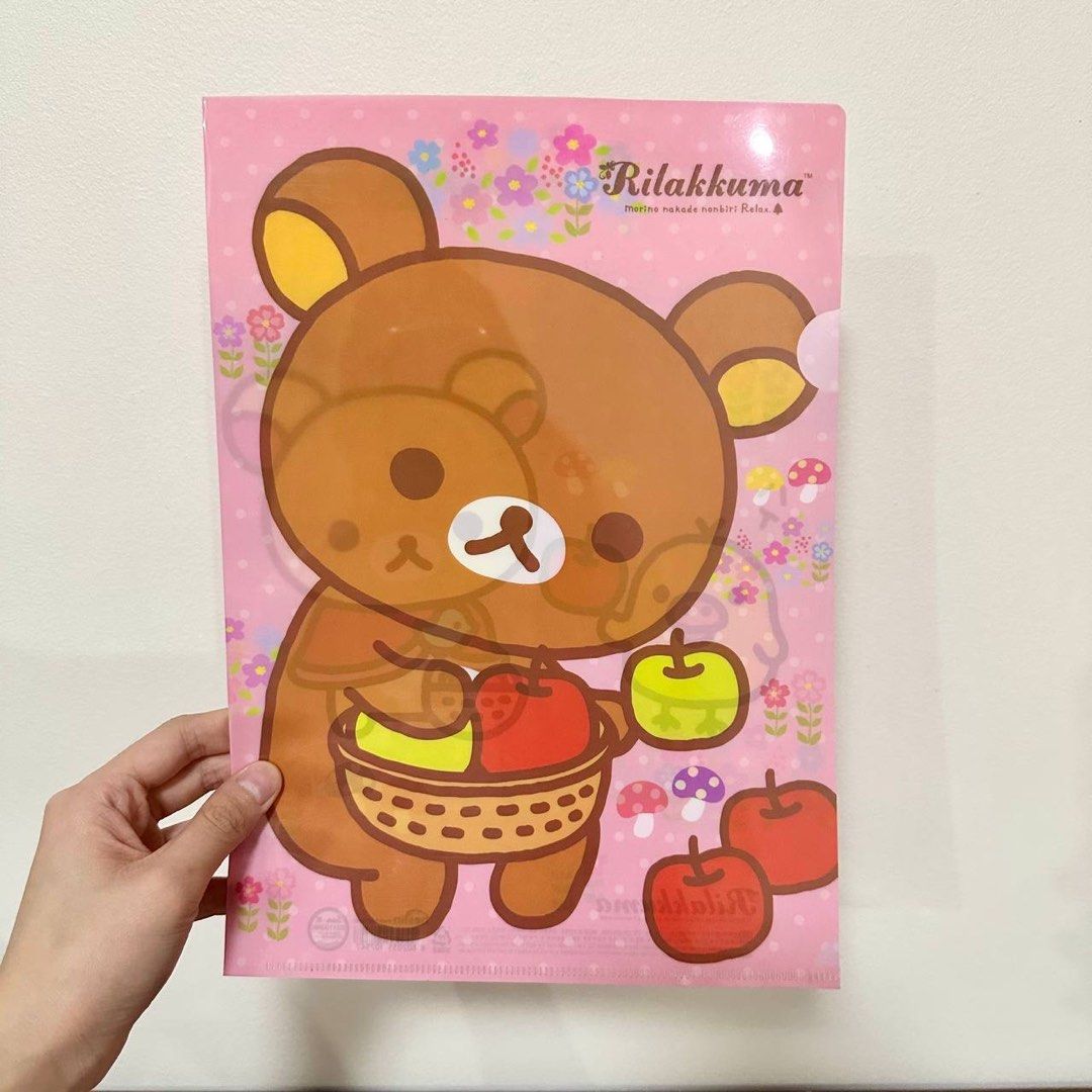 [Authentic] Rilakkuma A4 Plastic File L Folder San-X Clear Document Folder Organizer (Category: Stationery & School Supplies) located in Quezon City. Submitted by brandedusagoodies (Listing ID 1447779295, Image 1). Description: Authentic Rilakkuma A4 plastic file folder featuring adorable San-X character designs. Perfect for organizing school papers, office documents, certificates, worksheets, and other important files. Features • Authentic San-X