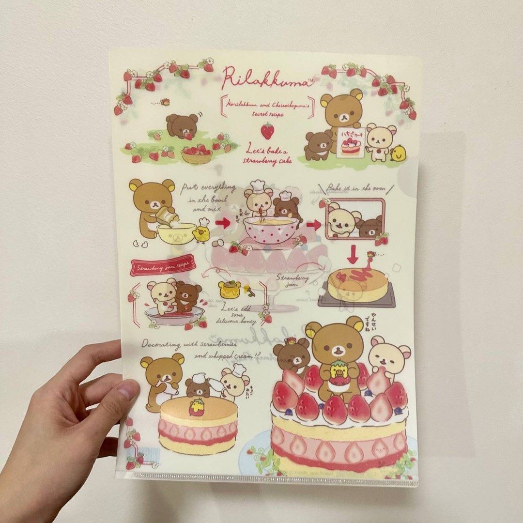 [Authentic] Rilakkuma A4 Plastic File L Folder San-X Clear Document Folder Organizer (Category: Stationery & School Supplies) located in Quezon City. Submitted by brandedusagoodies (Listing ID 1447780835, Image 1). Description: Authentic Rilakkuma A4 plastic file folder featuring adorable San-X character designs. Perfect for organizing school papers, office documents, certificates, worksheets, and other important files. Features • Authentic San-X