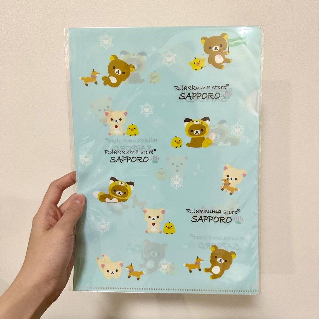 [Authentic] Rilakkuma A4 Plastic File L Folder San-X Clear Document Folder Organizer (Category: Stationery & School Supplies) located in Quezon City. Submitted by brandedusagoodies (Listing ID 1447781249, Image 1). Description: Authentic Rilakkuma A4 plastic file folder featuring adorable San-X character designs. Perfect for organizing school papers, office documents, certificates, worksheets, and other important files. Features • Authentic San-X