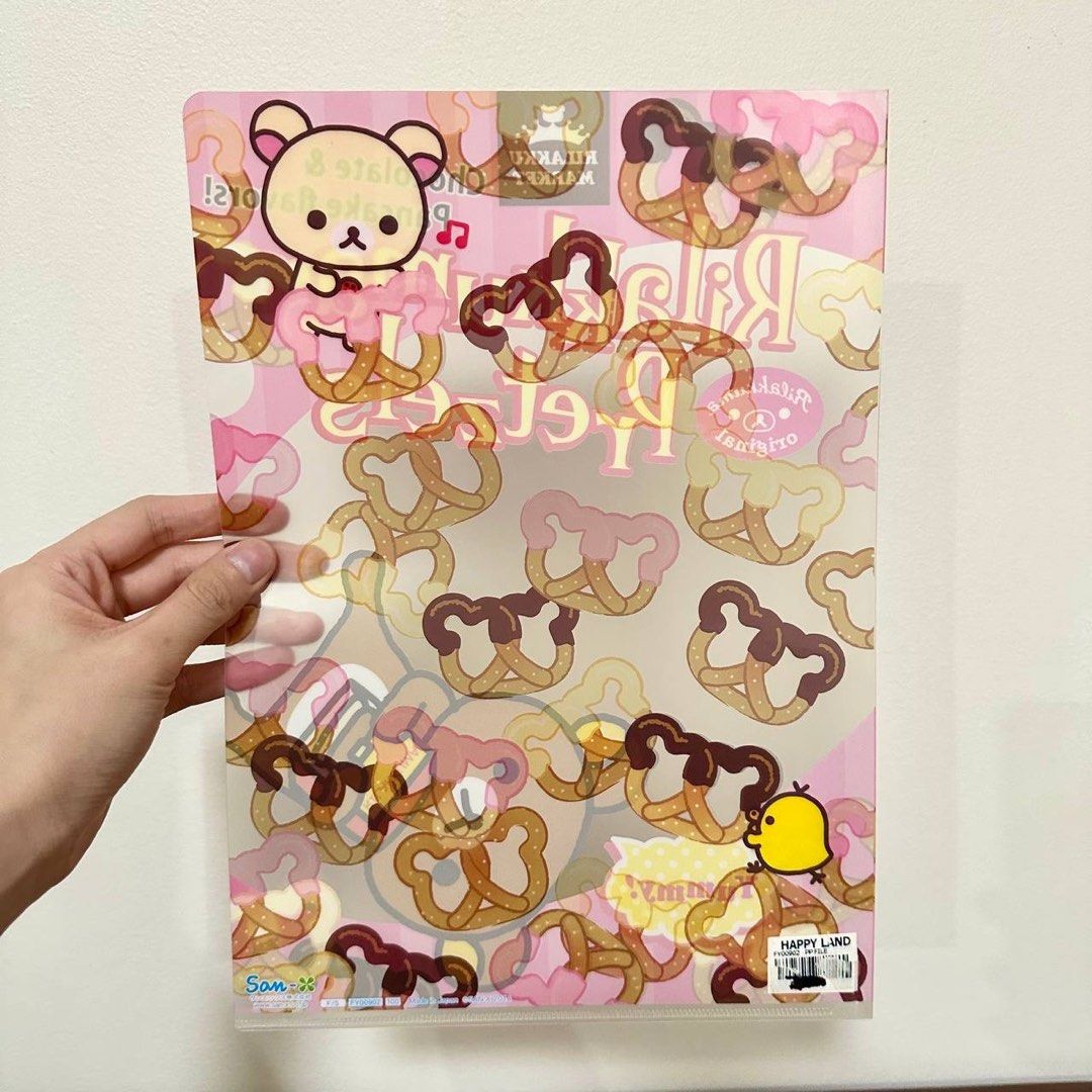 [Authentic] Rilakkuma A4 Plastic File L Folder San-X Clear Document Folder Organizer (Category: Stationery & School Supplies) located in Quezon City. Submitted by brandedusagoodies (Listing ID 1447782456, Image 2). Description: Authentic Rilakkuma A4 plastic file folder featuring adorable San-X character designs. Perfect for organizing school papers, office documents, certificates, worksheets, and other important files. Features • Authentic San-X