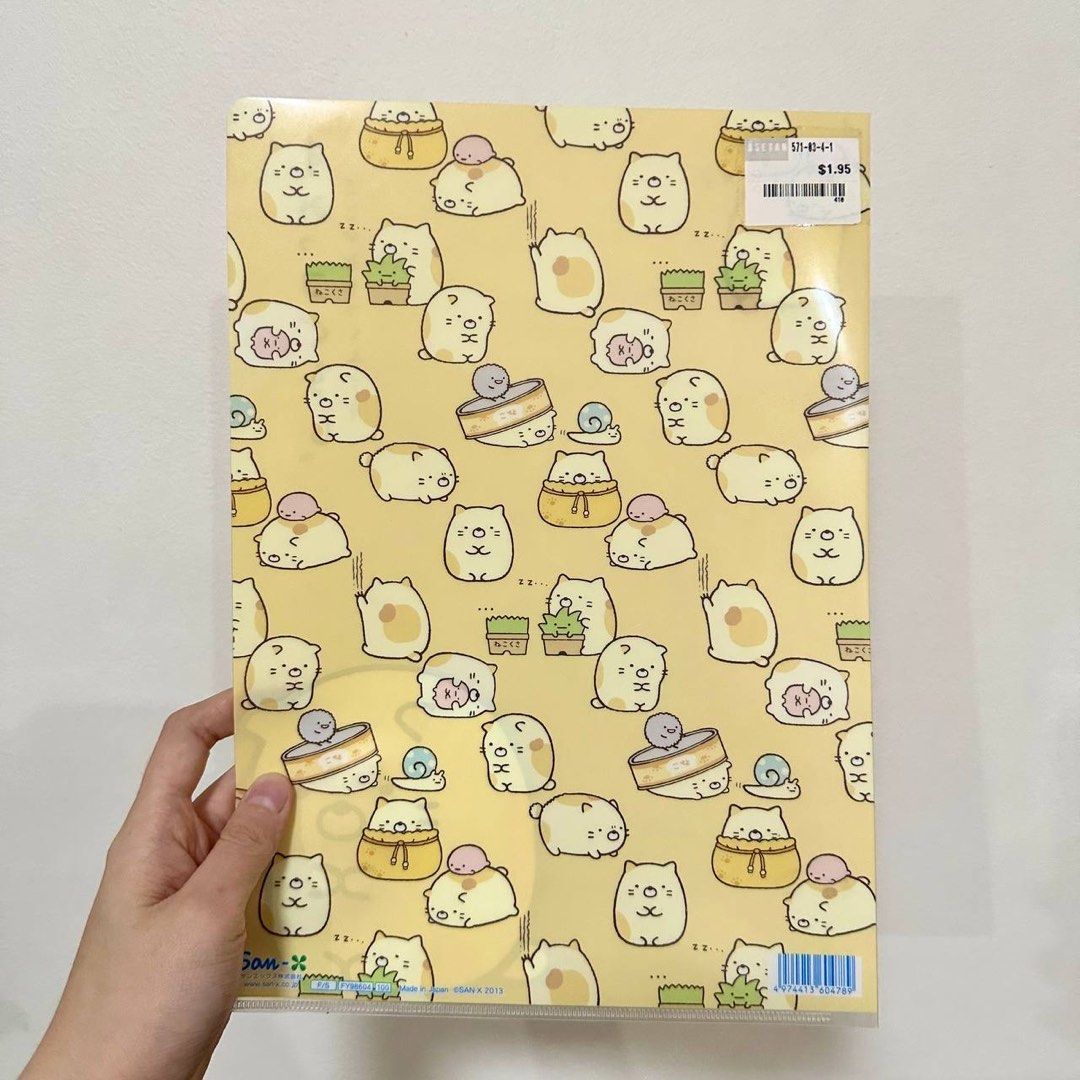 [Authentic] Sumikko Gurashi A4 Plastic File Folder San-X Clear Document Folder Organizer (Category: Stationery & School Supplies) located in Quezon City. Submitted by brandedusagoodies (Listing ID 1447848155, Image 2). Description: Authentic Sumikko Gurashi A4 plastic file folder featuring adorable San-X character designs. Perfect for organizing school papers, office documents, certificates, worksheets, and important files. Features • Authentic S