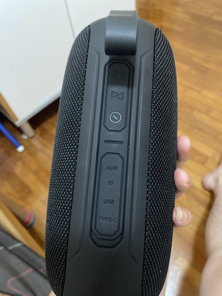 Awei Bluetooth Speaker . (Category: Soundbars, Speakers & Amplifiers) located in Singapore. Submitted by yhlee12345 (Listing ID 1447761021, Image 2). Description: Used 1 once or twice & have the brand new packaging smell . * Comes with new usb “ Type - C” cable & “ AUX “ wire , with the speaker manuel book itself ..