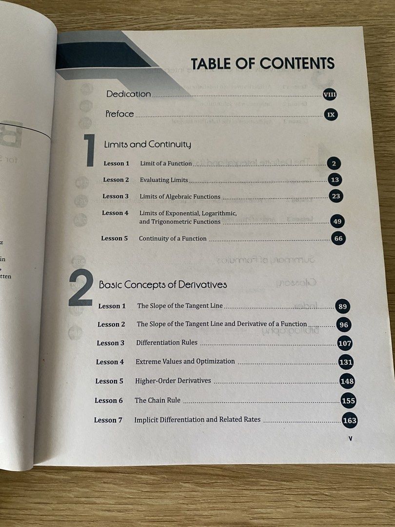 Basic Calculus (Category: Textbooks) located in General Trias. Submitted by cheymd (Listing ID 1447748180, Image 2). Description: Basic Calculus textbook for Senior High School Excellent condition, some pages have answers already. With plastic cover Still helpful in college for courses with calculus subjects.