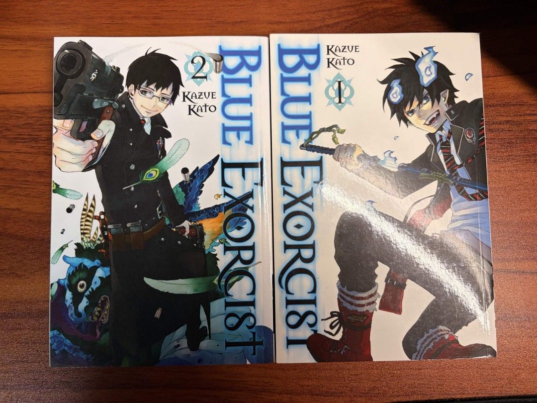 Blue Exorcist Volume 1 & 2 (set) (Category: Comics & Manga) located in Paranaque City. Submitted by jiro.shimura_16 (Listing ID 1447883388, Image 1). Description: - DM me if interested - Price can be negotiable - Gcash/GoTyme - LBC/Lalamove.