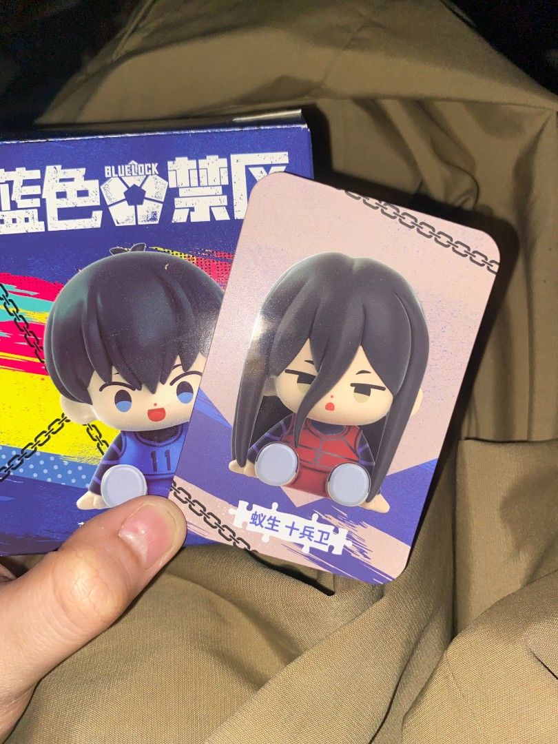 Blue Lock Blind Box Sitting Figure (Category: Designer & Blind Box Toys) located in Manila. Submitted by voltianona (Listing ID 1447742563, Image 2). Description: - Authentic Blue Lock blind box figure - Features Jyubei Aryu - Includes character card - Brand new - Original MOP: Gcash, Maribank.