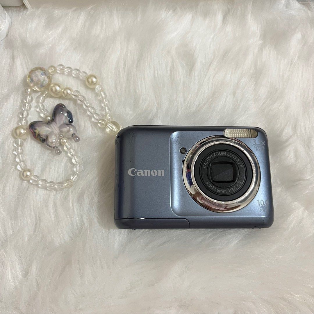 canon powerhot a800 digicam digital camera (Category: Cameras) located in Morong. Submitted by honeyschai (Listing ID 1447752300, Image 1). Description: selling my canon powershot a800 digicam. still fully functional and produces the classic ccd look. rfs: decluttering 📸 specs: - 10 megapixels ccd sensor - 3.3x optical zoom - powered by 2 aa batteries ⭐️ condition: - with scratches/signs of use on the body - lcd has ghost touch issue but camera 