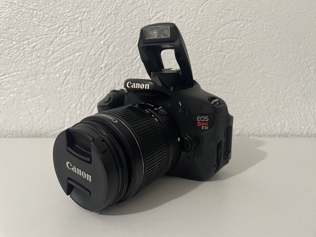 Canon rebel t3i (Category: Cameras) located in Manila. Submitted by migcon (Listing ID 1447867219, Image 1). Description: Available Canon rebel t3i Inclusions Canon body Canonlens 18-55mm Canon charger Canon battery Power cord Strap Lens cap Memorycard Camera bag Issue: flash not working We offer: Meetup litex jollibee Sm sanmateo Xentromall montalban Deliver with shipping Around metromanila COD/COP LBC Nationwide with downpayment.