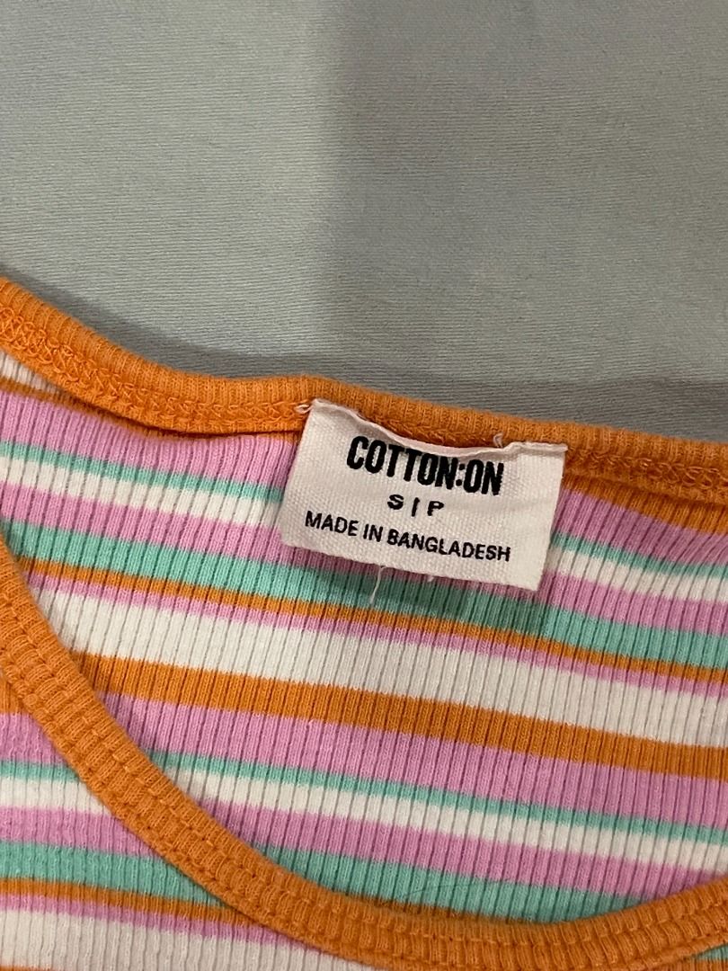 Cotton On Striped Ribbed Shirt (Category: Shirts) located in Paranaque City. Submitted by declutteringtherapy (Listing ID 1447862537, Image 2). Description: - bought this in australia! - this was not used! 💸 payment through gcash or bank transfer 🚚 delivery through lalamove/grab or j&t.