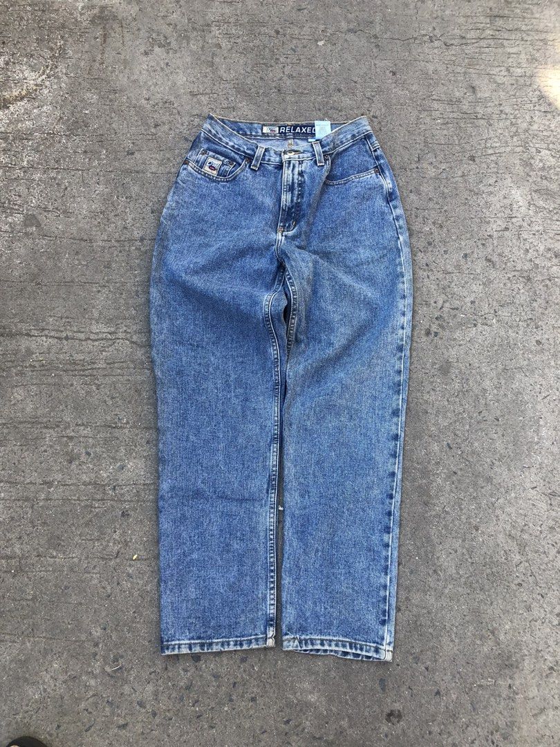 Cruel Girl Jeans (Category: Jeans) located in Imus. Submitted by chararatzx. (Listing ID 1447740591, Image 2). Description: Vintage cruel girl Like new condition Color rate 10/10 Thick and Heavy Hard denim crispy Issue:none Dimes:W28 L41 Thigh 12 Hem 7.