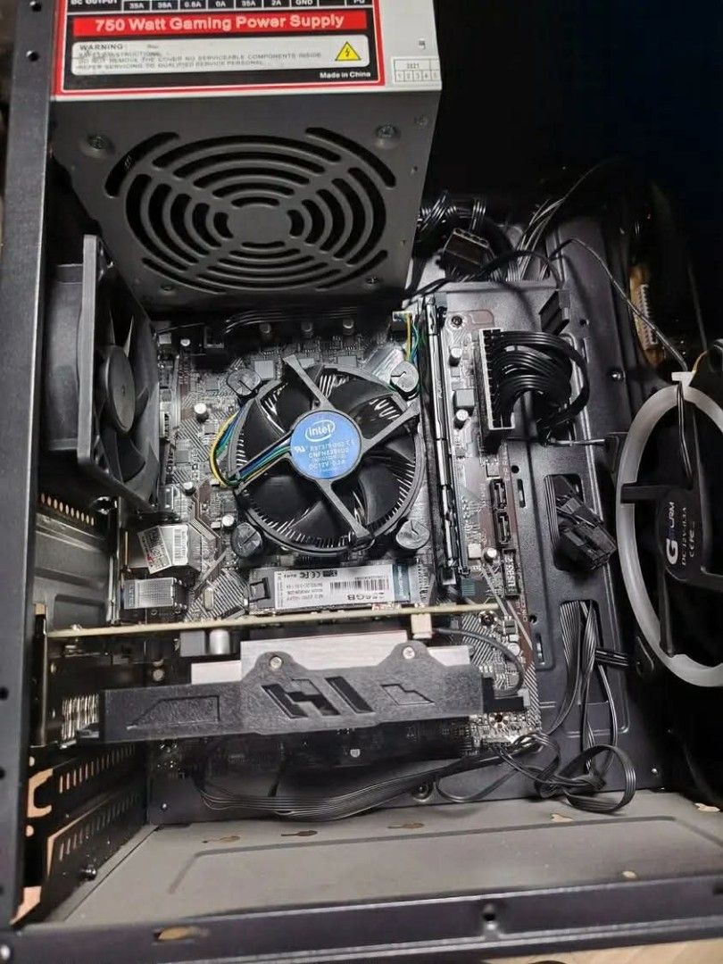 Custom Gaming PC - Intel CPU, AMD RX550 GPU, 750W PSU (Category: Desktops) located in Manila. Submitted by esquivelsingko (Listing ID 1447715908, Image 2). Description: - 30PCS AVAILABLE GIGABYTE H510M I5 11TH GEN SYSTEM UNIT 8GB HYPER X DDR4 256GB NVME SOYO AMD RX550 4GB VIDEOCARD READY TO USE NO ISSUE ALL GOODS VGA HDMI GOODS FOR OFFICE COMPANY & SCHOOL & PERSONAL USE DIRECT PM BUYERS - Feel free to ask questions!.