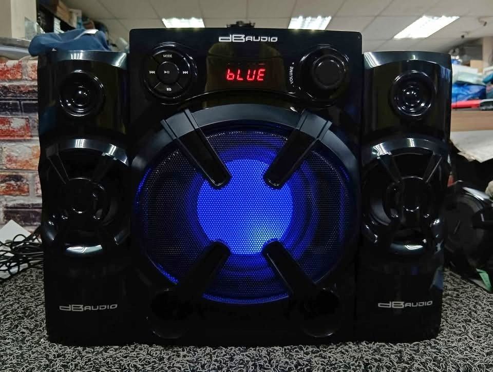 dB Audio MAX 62 2.1 Home Theater Subwoofer System (Category: Soundbars, Speakers & Amplifiers) located in Pasay City. Submitted by enrico_appliances (Listing ID 1447821022, Image 1). Description: - dB Audio MAX 62 2.1 Home Theater Subwoofer System - 800 Watts Peak Music Power Output - Features a 6-inch Woofer - Connectivity: SD, USB, FM Radio, AUX Input, Bluetooth - Includes Remote Control - Enhance your home audio experience.