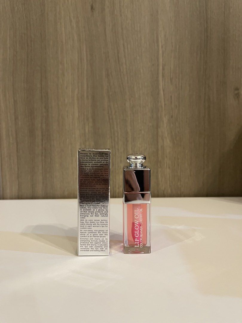 Dior Addict Lip Glow Oil - Cherry (Category: Makeup) located in Manila. Submitted by kevintotin49861 (Listing ID 1447729450, Image 3). Description: - Dior Addict Lip Glow Oil in Cherry shade - Color reviver for a natural flush - Enriched with nourishing cherry oil - Intense hydration and a beautiful shiny finish - Comfortable, non-sticky, non-greasy feel - Lips appear fuller and feel moisturized - Long-lasting shine.