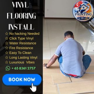 Vinyl Installation | HDB/BTO/Condo House Vinyl Installation | Residential Area vinyl Installation | 5mm Thickness | Click System Collection item 2