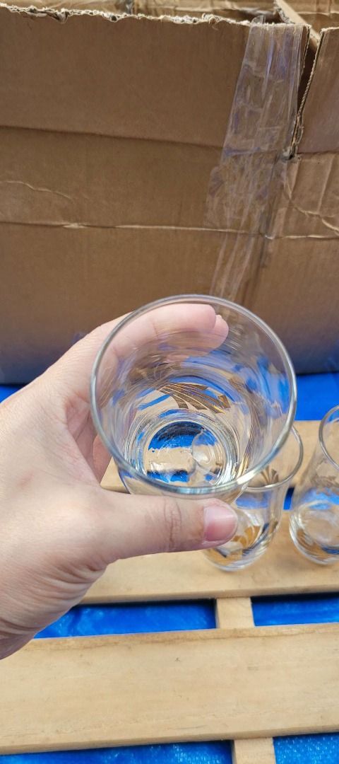 DRINKING GLASSES (Category: Other Kitchenware & Tableware) located in Sablan. Submitted by gongonshelley12 (Listing ID 1447815486, Image 3). Description: 150 ONLY SET OF 4 GLASS CUPS .