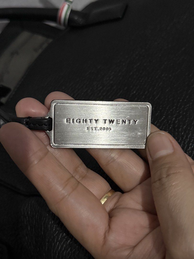 EIGHTY TWENTY LEATHER BLACK CROSSBODY BAG (Category: Cross-body Bags) located in Quezon City. Submitted by hilligna (Listing ID 1447811121, Image 2). Description: EIGHTY TWENTY AUTHENTIC LEATHER BAG Brandnew Condition No issue With 2 Free Straps Sobrang Ganda😍 Super Rare na rin. Bought it in Europe for 250$ Selling it for only 3,800 only Negotible for sure buyer PM sa Interested.