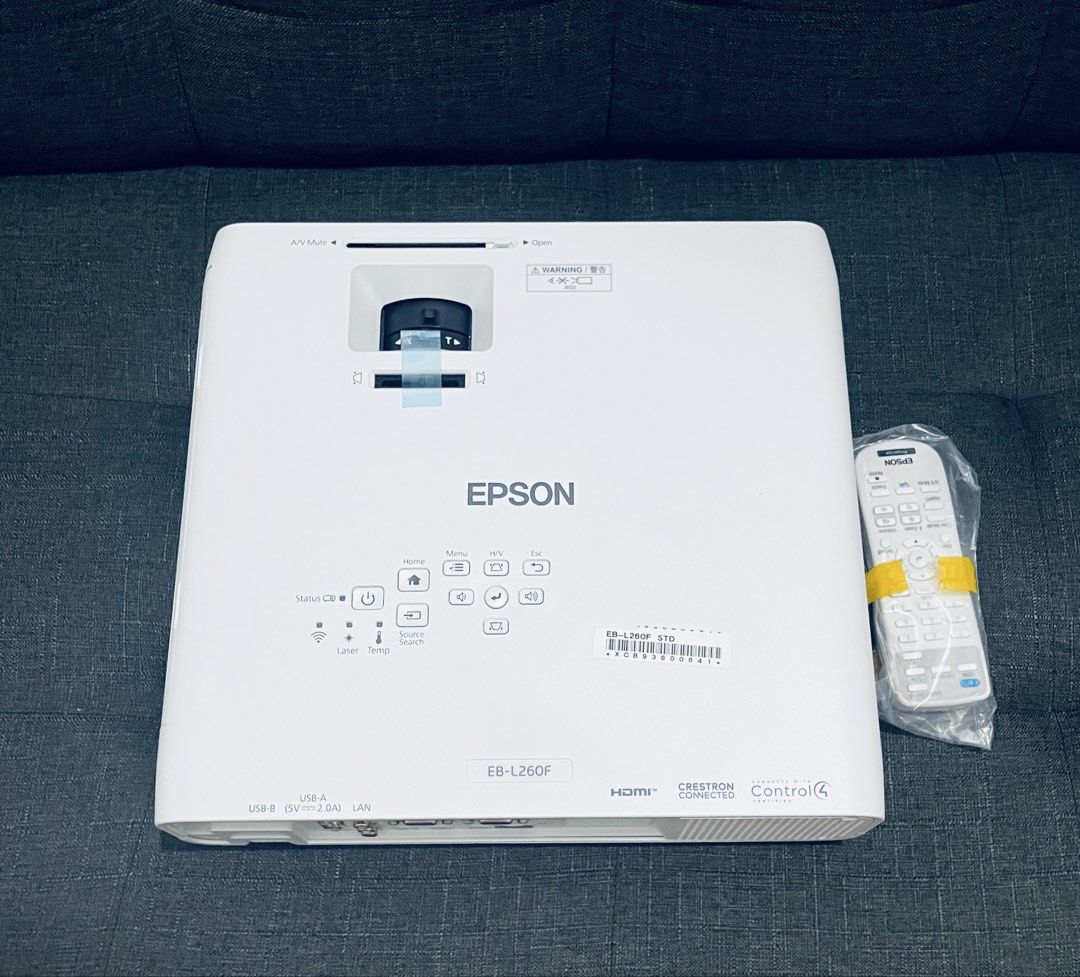 Epson EB-L260F Laser Projector (Category: Projectors) located in Makati City. Submitted by nerrizzamanalo (Listing ID 1447702847, Image 2). Description: Epson EB L260F (laser 4600 lumens) - Remote - HDMI - Power cord Taguig loc 09215306314.