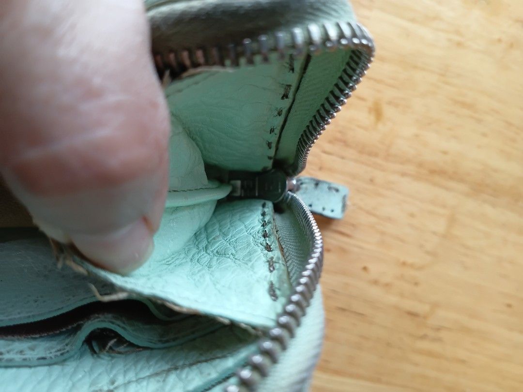 Fendi Green Wallet (Category: Luxury Bags & Wallets) located in Manila. Submitted by aabila (Listing ID 1447691239, Image 3). Description: - Brand: Fendi - Model: Selleria Zip Wallet - Color: Mint Green - Material: Genuine Leather - Features: Zip-around closure, multiple interior compartments - Gender: Women's - Meetup Location: Intramuros, Manila.
