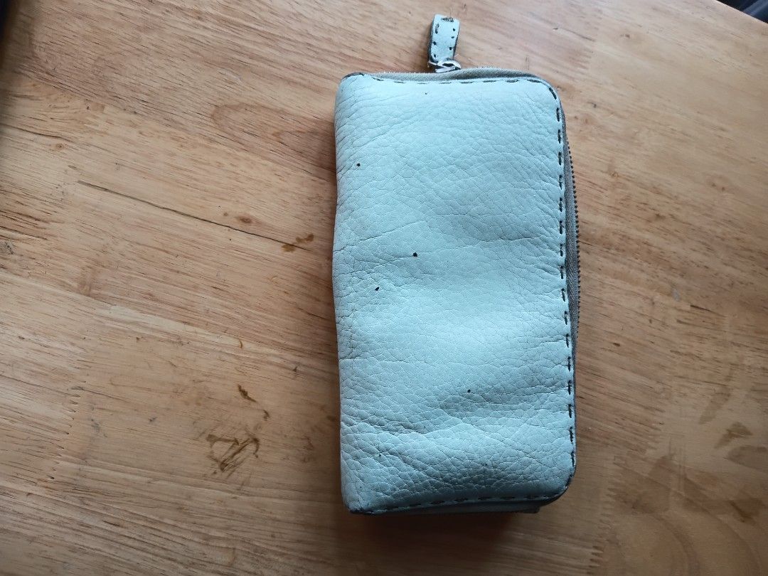 Fendi Green Wallet (Category: Luxury Bags & Wallets) located in Manila. Submitted by aabila (Listing ID 1447691239, Image 2). Description: - Brand: Fendi - Model: Selleria Zip Wallet - Color: Mint Green - Material: Genuine Leather - Features: Zip-around closure, multiple interior compartments - Gender: Women's - Meetup Location: Intramuros, Manila.
