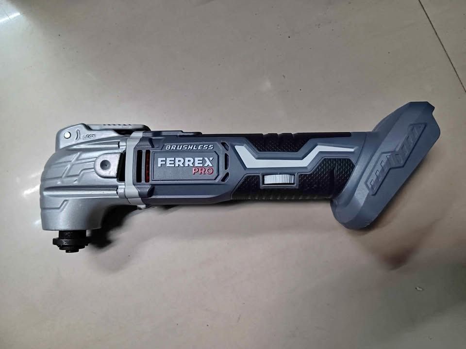 Ferrex Pro Brushless Oscillating Multi-Tool with Accessories (Category: Construction Tools & Equipment) located in Pasay City. Submitted by enrico_appliances (Listing ID 1447822397, Image 1). Description: - Ferrex Pro brushless oscillating multi-tool - Versatile for cutting, scraping, and sanding - Perfect for working in tight spaces - Battery and charger NOT included.