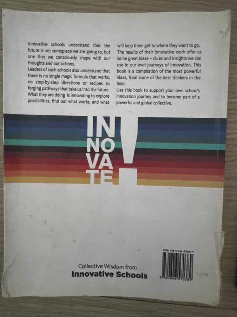Flashpoints Science & Innovate Collective Wisdom Books (Category: Textbooks) located in Pasig City. Submitted by acffashion31 (Listing ID 1447716332, Image 3). Description: - 'Flashpoints: Science' by Anne Rooney: Explores 20th-century scientific discoveries. - 'Innovate: Collective Wisdom from Innovative Schools' edited by Sean Tierney: Features insights from innovative schools. - Perfect for those interested in science history and innovation. -