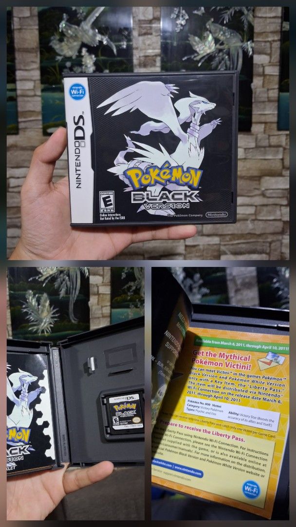 For Trade: Pokémon Emerald + Pokémon Black CIB for iPad (Drawing Setup ...