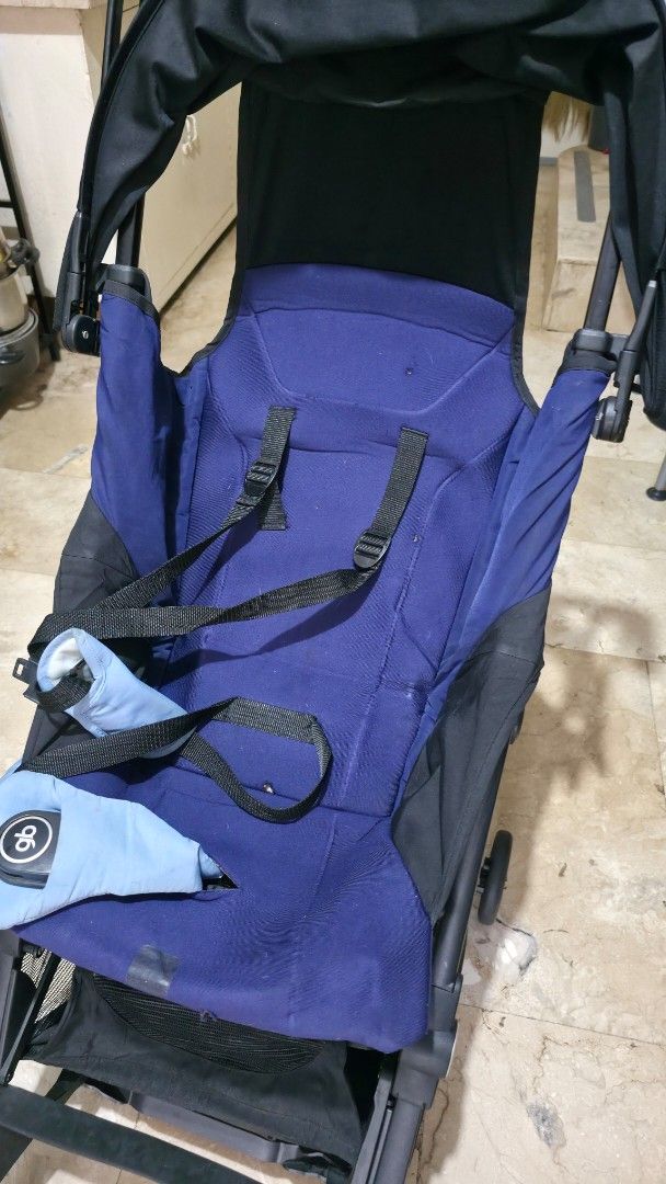 GB Pockit Stroller (Category: Strollers) located in Quezon City. Submitted by fabfindsph (Listing ID 1447796427, Image 2). Description: - Blue GB Pockit Stroller - Lightweight and easy to fold and carry, ideal for travel - Secure 5-point harness for safety - Minor wear and tear on fabric (visible in last two photos) - Fully functional and ready for its next adventure - Great for parents on the go.