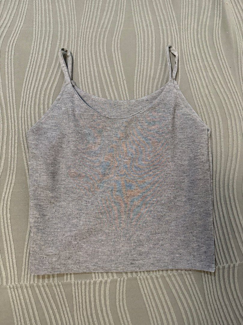 Gray Sleeveless Top and Mini Skirt Set (Category: Sets or Coordinates) located in Arayat. Submitted by decluk8 (Listing ID 1447880375, Image 2). Description: Size: S-M .