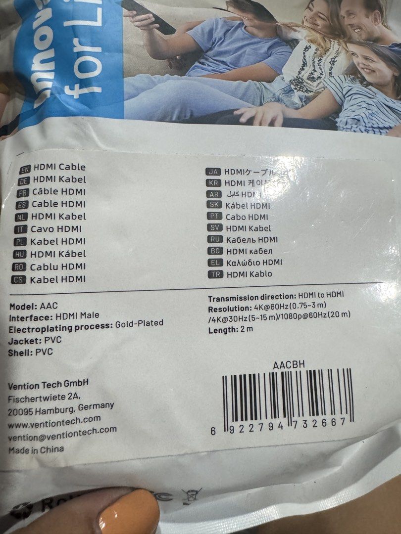 HDMI brand new (Category: Cables & Adaptors) located in Pasig City. Submitted by rodzrox (Listing ID 1447800627, Image 2). Description: .