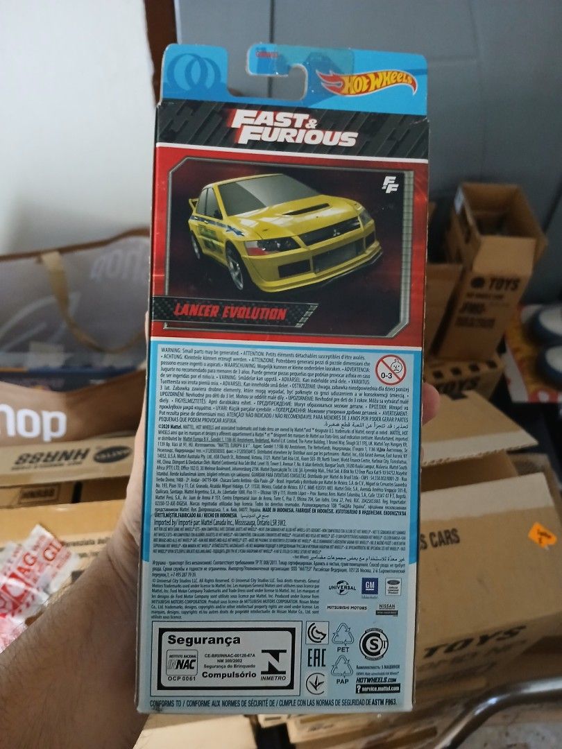 Hot Wheels Fast & Furious 5-Car Set (Category: Toys & Games) located in Kuala Lumpur. Submitted by pocketwheels (Listing ID 1447764321, Image 2). Description: - Hot Wheels Fast & Furious 5-car set - Features cars from Fast Five, 2 Fast 2 Furious, and Tokyo Drift - Brand new in original packaging - Ideal for collectors and fans of the Fast & Furious movies.