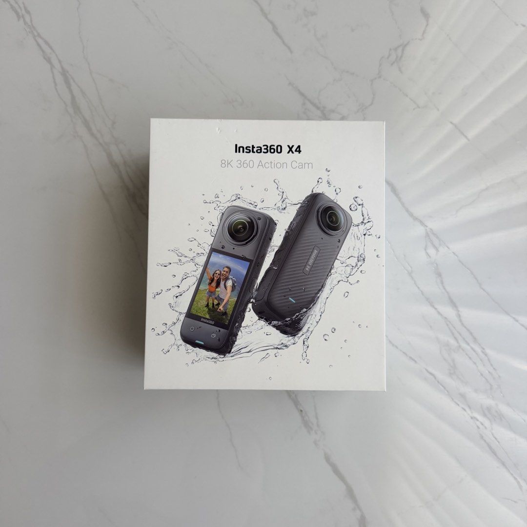 Insta360 X4 (Category: Cameras) located in Manila. Submitted by itsjustinesy (Listing ID 1447712867, Image 2). Description: Bought this July 2025 (used once on a trip) Inclusions: Utility Case Invisible Stick Lens Cover Diving Case Pouch for Diving Case Camera Case Box.