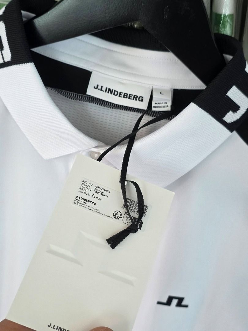 j.lindeberg Bo Polo Brandnew Medium & Large (Category: Activewear) located in Santa Rosa. Submitted by omnicronzxc (Listing ID 1447839767, Image 2). Description: Brandnew ✅️ 5,700 each add shipping JnT 🔴Medium 🔴Large Width: 23 Length: 28.5 Regular Fit po COLOR: White .