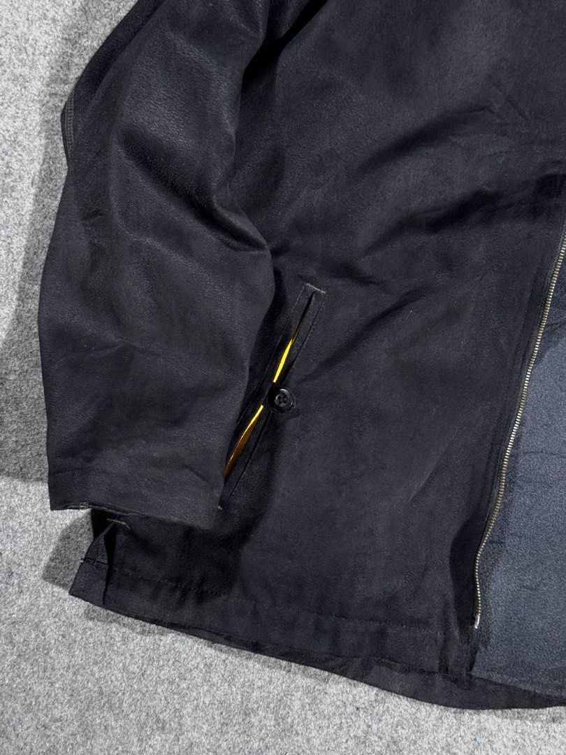 JUNMEN Microsuede Technical Mock Neck Jacket (Category: Coats, Jackets and Outerwear) located in Zamboanga. Submitted by zhifay (Listing ID 1447859832, Image 3). Description: JUNMEN Microsuede Technicaly Mock Neck Jacket Size: Medium Measurements: Pit to Pit: 22inches Length: 27.5inches Condition: 9/10 Excellent condition with clean brushed nap texture,Features soft premium microsuede outer shell, curved contrast raglan stitching, and buttoned po