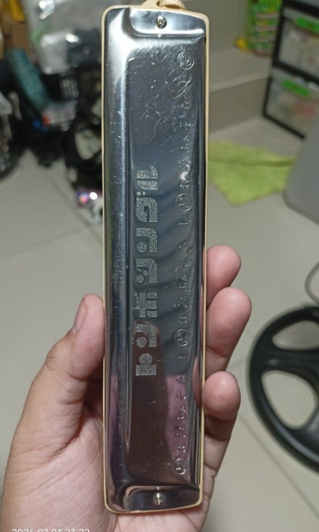 Kawai S15 Single Scale Tremolo Harmonica 7inches (Category: Musical Instruments) located in Bacoor. Submitted by raket_projects (Listing ID 1447677205, Image 1). Description: P350 only Kawai S15 Single Scale Tremolo Harmonica 7inches 🩷 As is what u see is what u get 🩷 What You See Is What You Get 🩷 Clean And Fresh #japansurplus #aulos #yamaha #tombo #fluterecorder #harmonica #musicalinstruments #instruments #music #windinstruments.