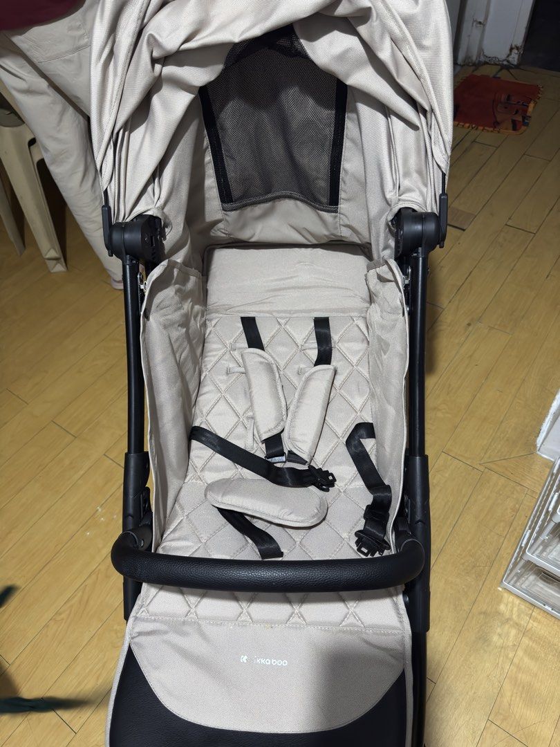 KikkaBoo Stroller Cloe - Beige (Category: Strollers) located in Mandaluyong City. Submitted by joanvidal (Listing ID 1447804618, Image 3). Description: - Lightweight and easy to push and maneuver - Large storage basket underneath for all your baby’s essentials - Wide canopy that provides great sun protection - Secure safety harness for added peace of mind - Folds easily for convenient storage and travel - Comes with freebies 🎁 Bought for PHP 12,