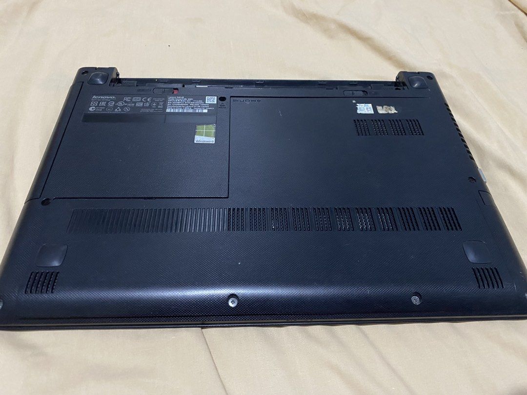 Lenovo G40-45 AMD A6 (Defective) (Category: Laptops & Notebooks) located in Plaridel. Submitted by sunflow92 (Listing ID 1447729330, Image 3). Description: - Lenovo laptop with AMD A6 processor. - Sold as is. Please review all images for detailed condition. - Good Board - For projects, repair and upgrade No HDD No Battery No RAM AS IS.