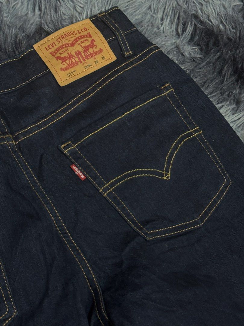 Levi's 511 Dark Wash Jeans Size 16 Reg (Category: Jeans) located in Manila. Submitted by keithanced50261 (Listing ID 1447681814, Image 2). Description: - Brand: Levi's - Model: 511 - Color: Dark Wash / Deep Indigo 29x39 excellent .