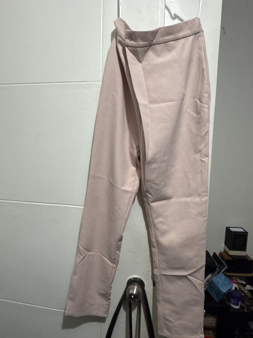 Love, Bonito Pink Wrap Pants Size S (Category: Other Bottoms) located in Quezon City. Submitted by ktfsp (Listing ID 1447830196, Image 1). Description: - Brand: Love, Bonito - Color: Pink - Style: Wrap pants - Size: S - Features: High-waisted, comfortable material - Versatility: Perfect for dressing up or down.