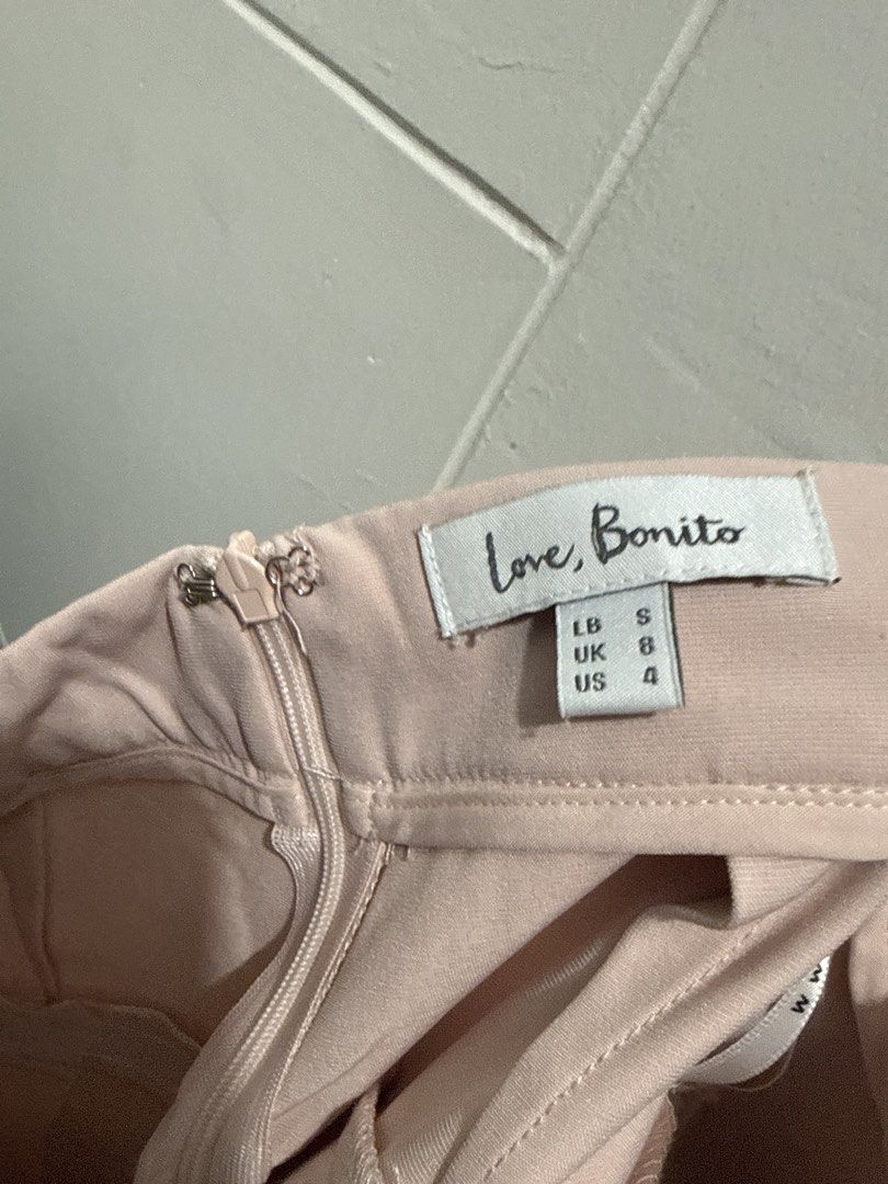 Love, Bonito Pink Wrap Pants Size S (Category: Other Bottoms) located in Quezon City. Submitted by ktfsp (Listing ID 1447830196, Image 2). Description: - Brand: Love, Bonito - Color: Pink - Style: Wrap pants - Size: S - Features: High-waisted, comfortable material - Versatility: Perfect for dressing up or down.