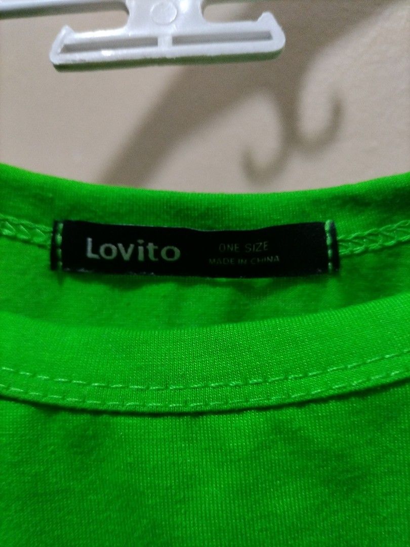 Lovito Green Tank Top (Category: Sleeveless) located in Makati City. Submitted by randomthingsiloved (Listing ID 1447877410, Image 2). Description: Used once! rfs: decluttering 📍 Manila - Brand: Lovito - Color: Bright Neon Green - Size: One Size (Best fits xs to s) - Style: Tank Top - Features: Simple, comfortable, easy to style Please read before buying ‼️ - Payment first (gcash) - Shipping handled by buyer - dm for ww.