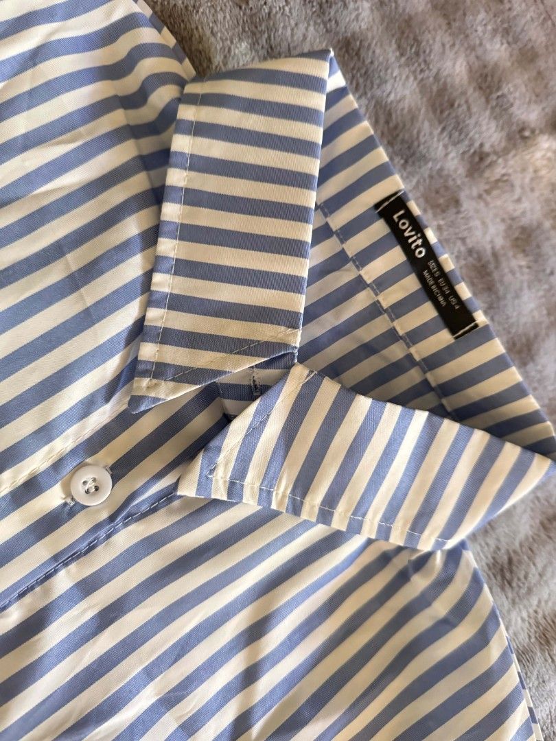 LOVITO Stripe Blouse (Category: Blouses) located in Baliuag. Submitted by same1693 (Listing ID 1447682797, Image 2). Description: Hindi nasuot Brand new .