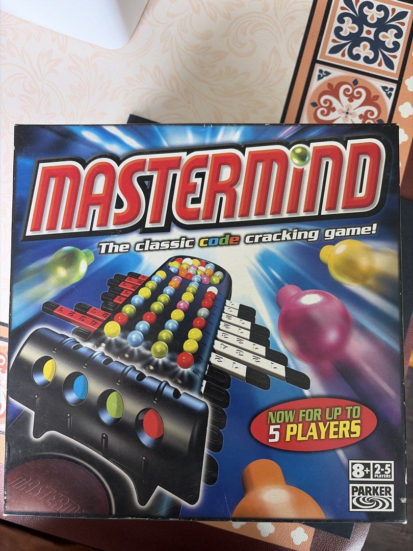 Mastermind The Classic Code Cracking Game (Category: Board Games & Puzzles) located in Singapore. Submitted by peacebud9203463 (Listing ID 1447713449, Image 1). Description: Selling 3 board games. Choose any one or one person can take all Self collect from Damai , Punggol. $20 for all three. Individual price $8. .