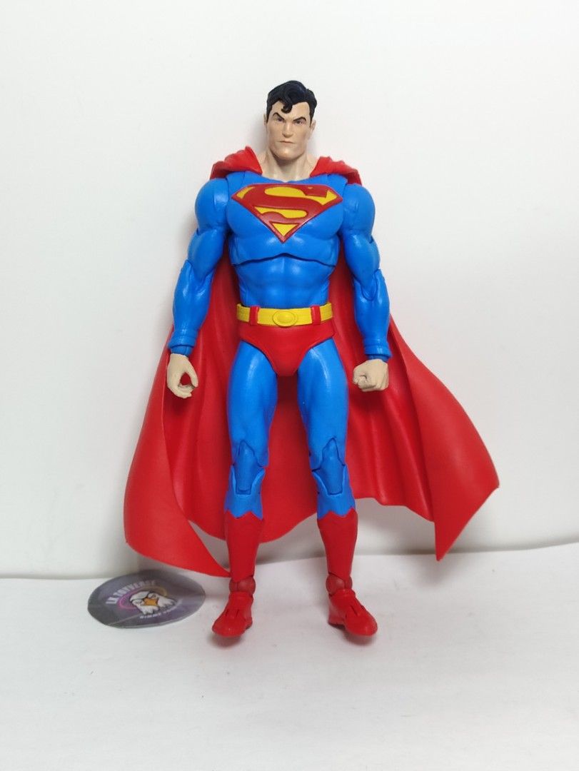 McFarlane Superman from 2pack with atomicskull (Category: Figurines & Statues) located in Abucay. Submitted by lxtoyverse (Listing ID 1447759916, Image 1). Description: - Classic Superman action figure - Iconic blue suit with red cape and boots - Features yellow belt and 'S' shield on chest - Poseable for dynamic display - Perfect for collectors and fans of Superman.