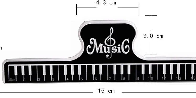 Music Clip Chart (Category: Musical Instruments) located in Quezon City. Submitted by ana-chan (Listing ID 1447692908, Image 2). Description: Piano keyboard music clip. Holds sheets. 15cm length..
