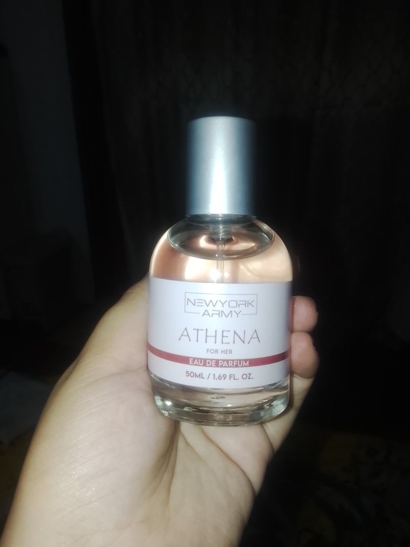 Newyork Army Eau de Parfum for Her 50ml (Category: Fragrance & Deodorants) located in Bacoor. Submitted by worldstarr (Listing ID 1447778301, Image 3). Description: - Newyork Army Eau de Parfum for Her - 50ml bottle - Made in the Philippines by Fairmode, Inc. - Flammable: Keep away from heat and flames. - Spray from 4-6 inches away. - Store in a cool, dry place away from direct sunlight..