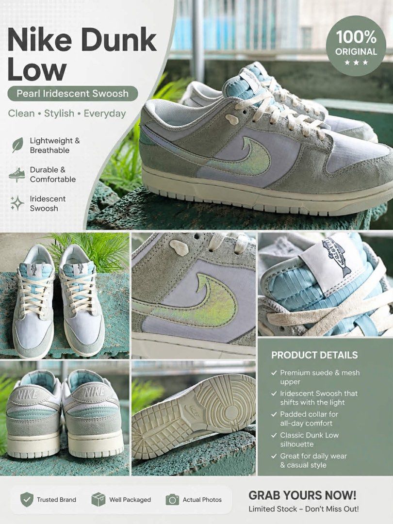 Nike Dunk Low (Category: Sneakers) located in Pasig City. Submitted by DenChui (Listing ID 1447835987, Image 1). Description: Still have the original box. Bought in Nike Store..